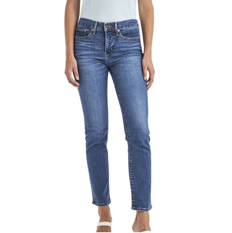 Levi's 312 Shaping Slim Jean Med Indigo Worn In image number 0